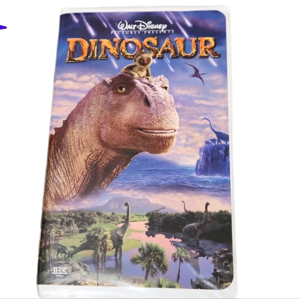Walt Disney Dinosaur vhs hard case vintage